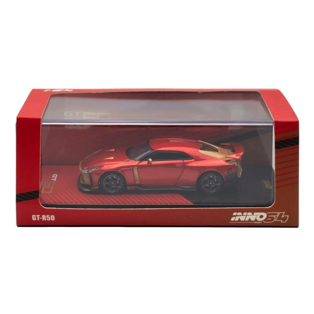 Nissan GT-R50 by Italdesign Red – 1:64 Scale Diecast Model