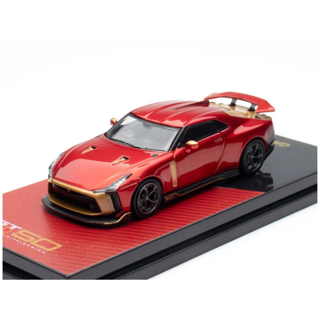 Nissan GT-R50 by Italdesign Red – 1:64 Scale Diecast Model