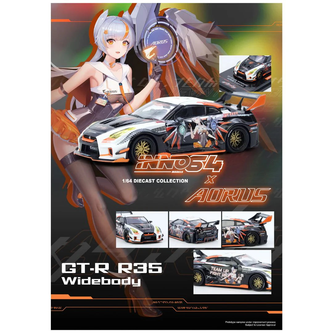 Nissan GT-R R35 Widebody Limited Edition – 1:64 Scale Diecast Model