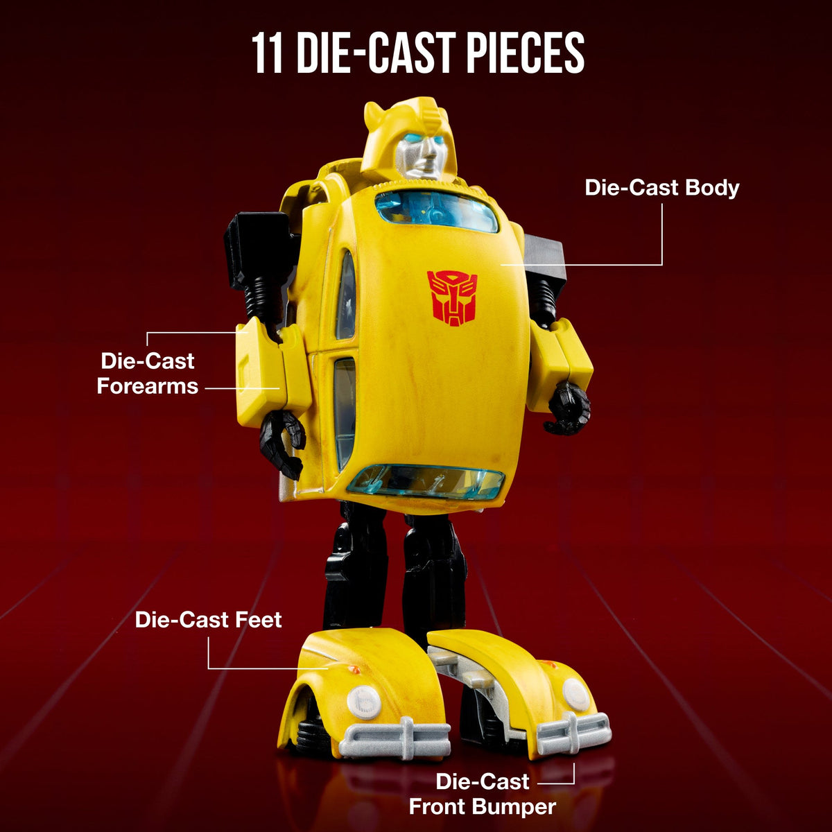 Hot Wheels RLC x Transformers Bumblebee – 1967 Volkswagen Beetle | 1:64 Converting Die-Cast Collectible RS.9800/-