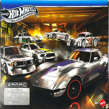 Hot Wheels Silver Series ZAMAC JBY80 Multipack (Set of 6 Cars) (MRP) – 1:64 Scale Die-Cast Models