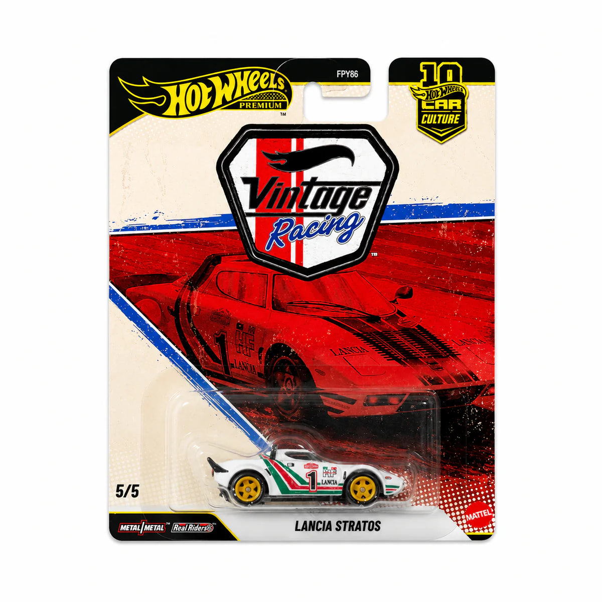 Imported Hot Wheels Premium Vintage Racing Complete Set of 5 – 1:64 Scale Die-Cast Collection