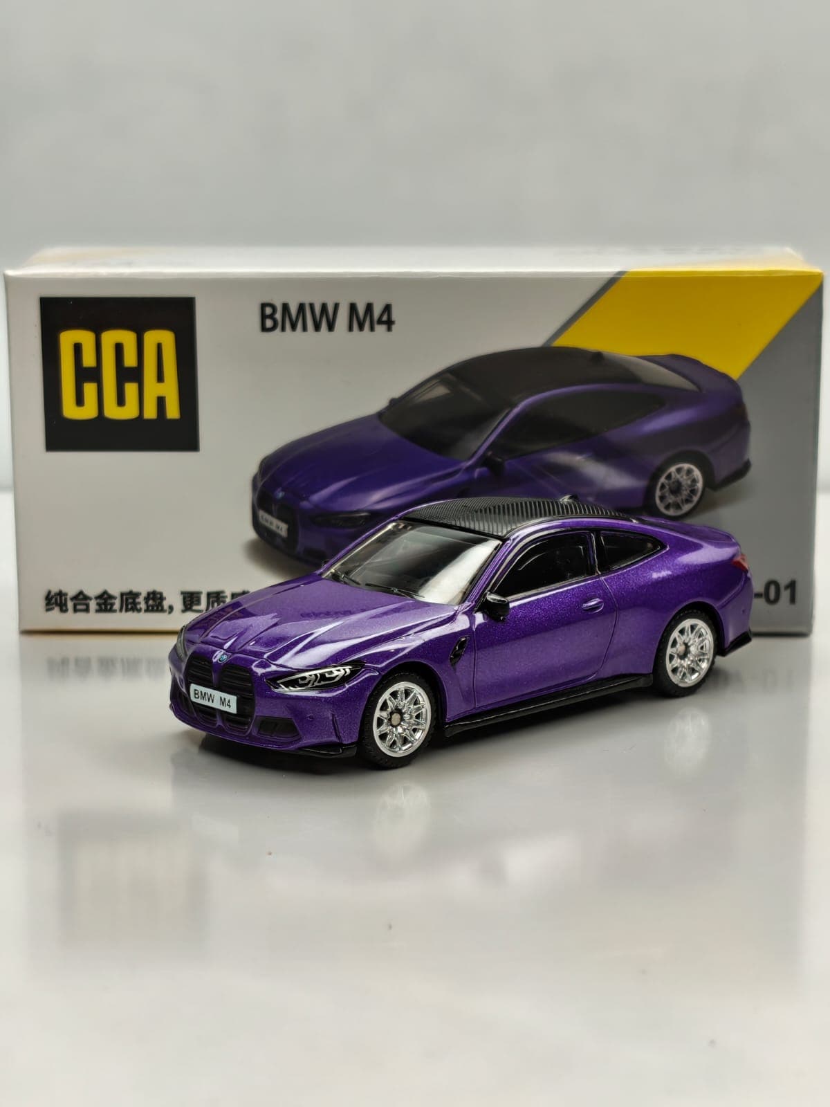 CCA BMW M4 Purple – 1:64 Scale Diecast Model