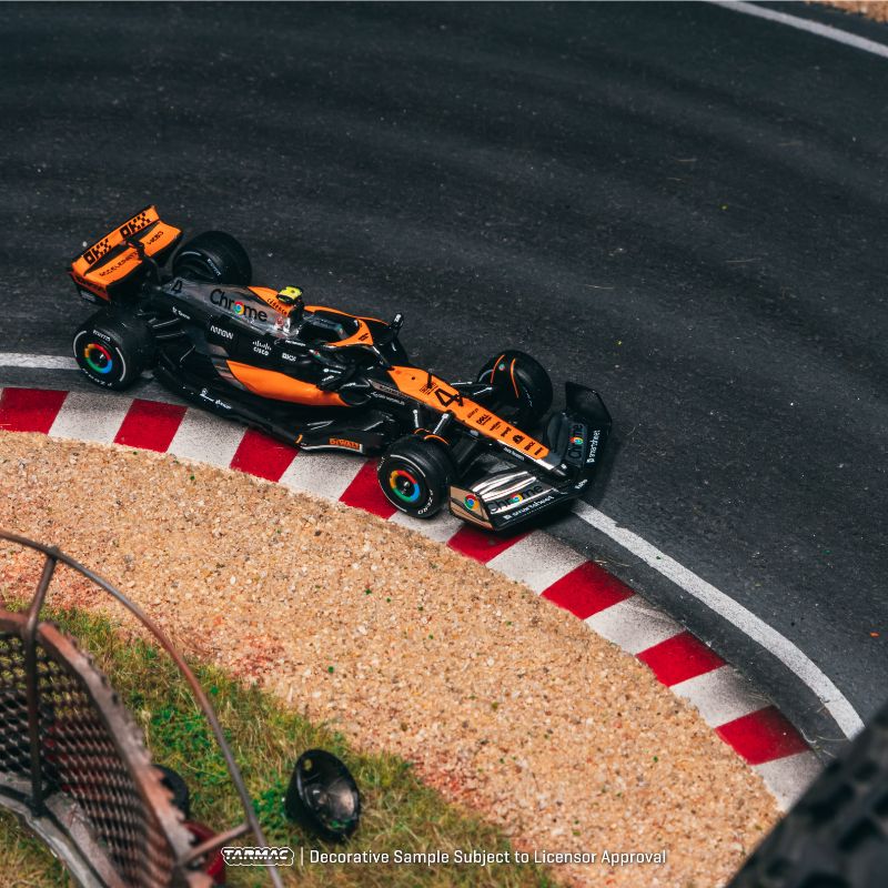 Tarmac Works McLaren MCL60 British Grand Prix 2023 Lando Norris – 1:64 Scale Diecast Model