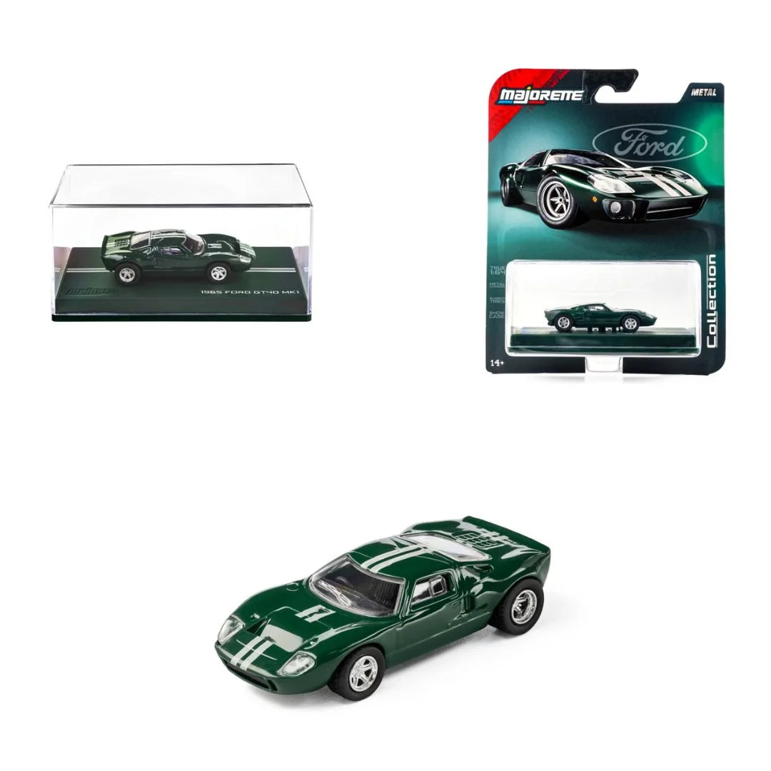 Majorette Metal Collection Wave 5 – 1965 Ford GT40 MK1 Green | 1:64 Die-Cast Model
