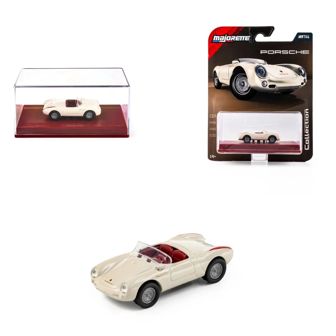 Majorette Metal Collection Wave 5 – Porsche 550 Spyder | 1:64 Die-Cast Model)