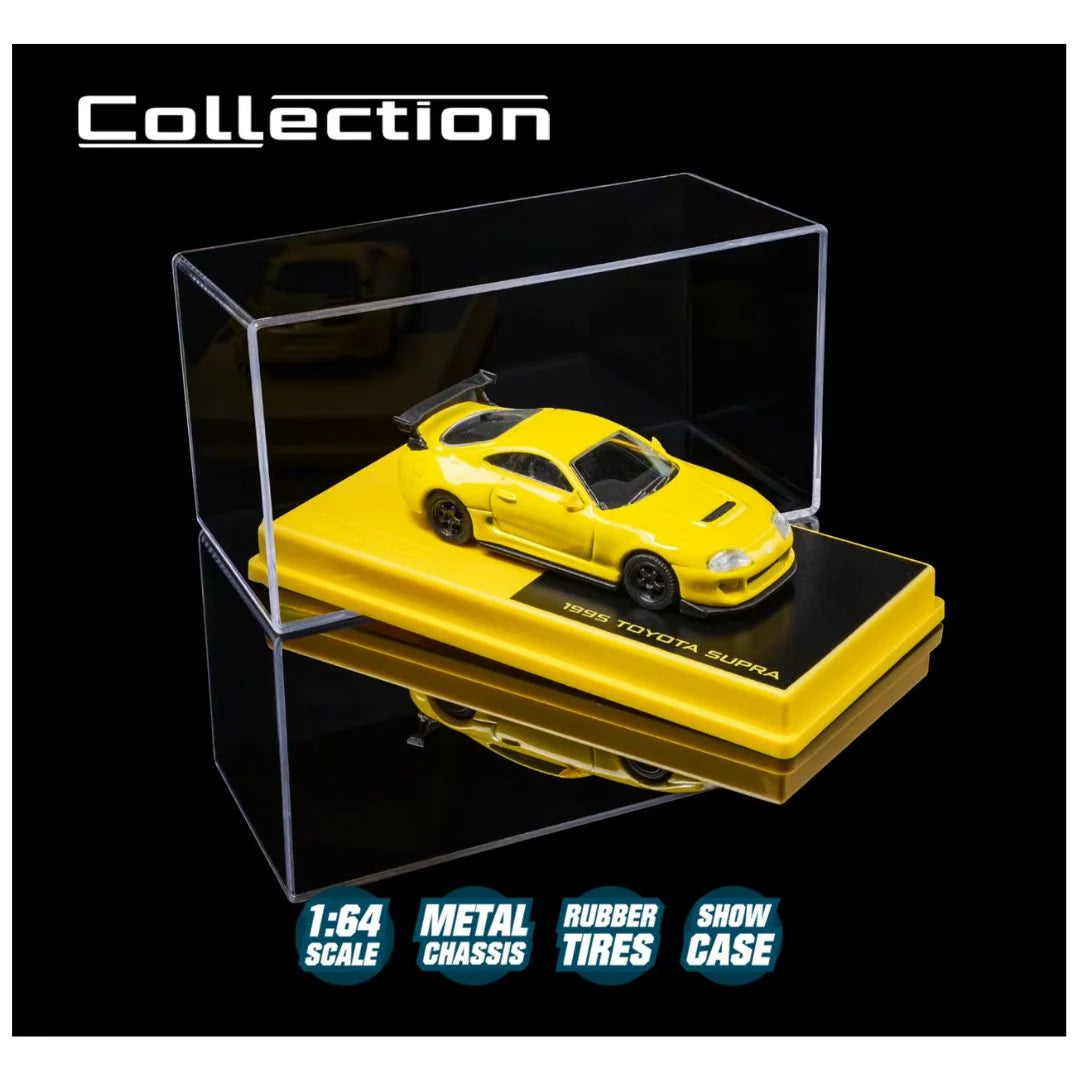 Majorette Metal Collection Wave 5 – 1995 Toyota Supra Yellow | 1:64 Die-Cast Model