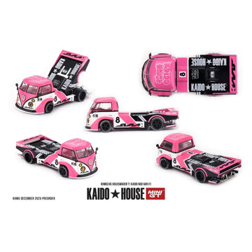 Mini GT x Kaido House #245 – Volkswagen T1 Kaido Radvan V1 | Die-Cast Model Car