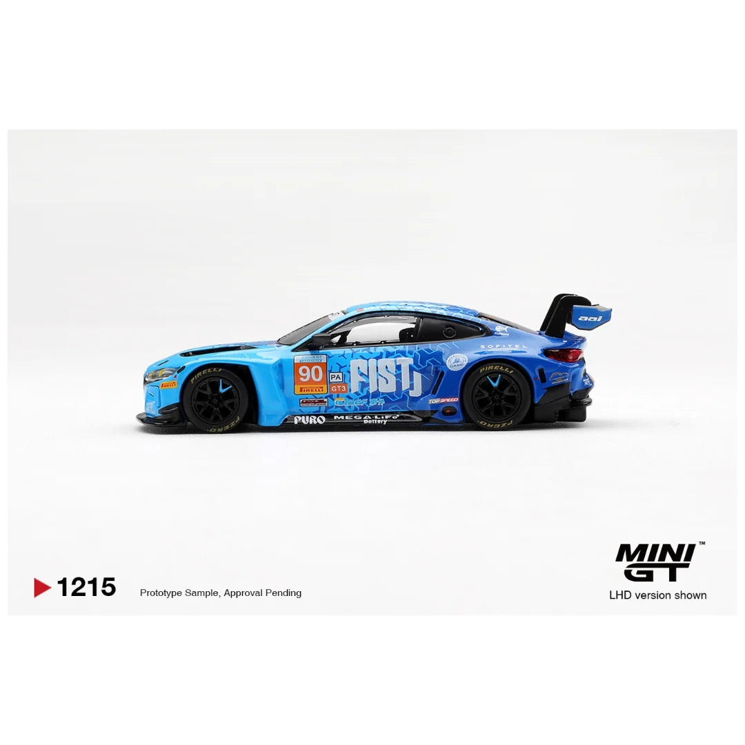 Mini GT #1215 BMW M4 GT3 EVO #90 FIST Team AAI 2025 China GT | Die-Cast Model Car