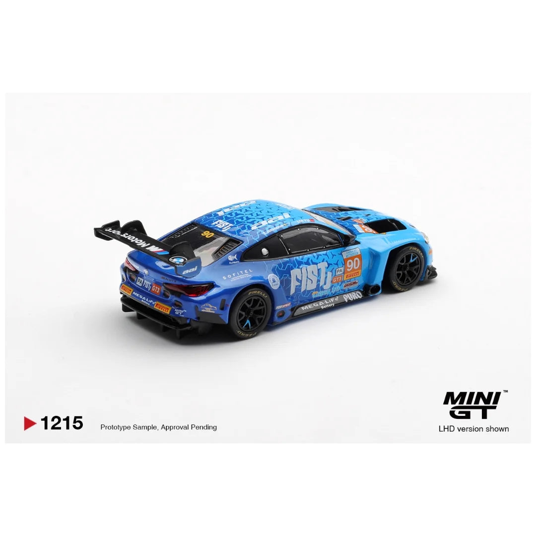 Mini GT #1215 BMW M4 GT3 EVO #90 FIST Team AAI 2025 China GT | Die-Cast Model Car