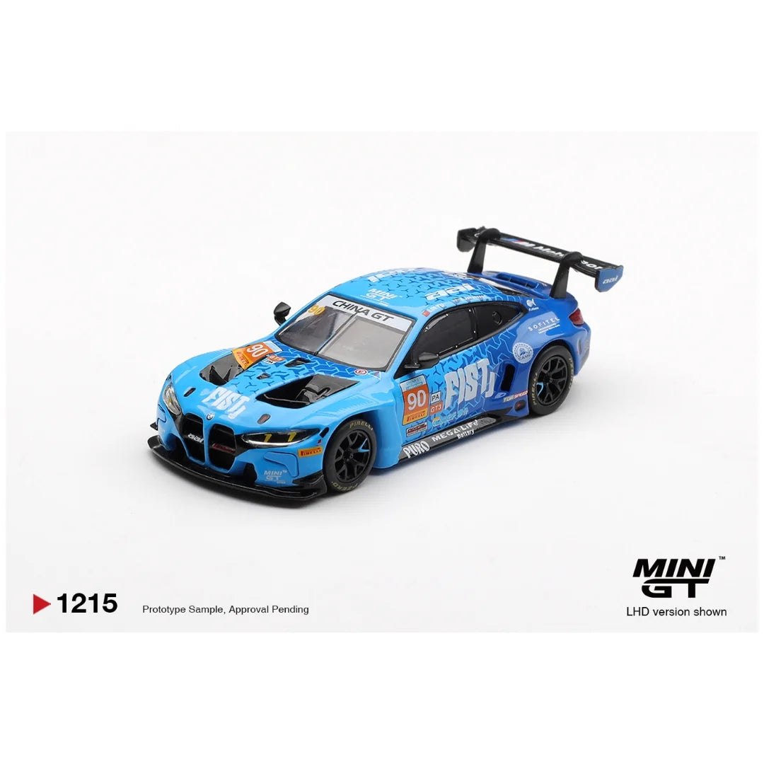 Mini GT #1215 BMW M4 GT3 EVO #90 FIST Team AAI 2025 China GT | Die-Cast Model Car
