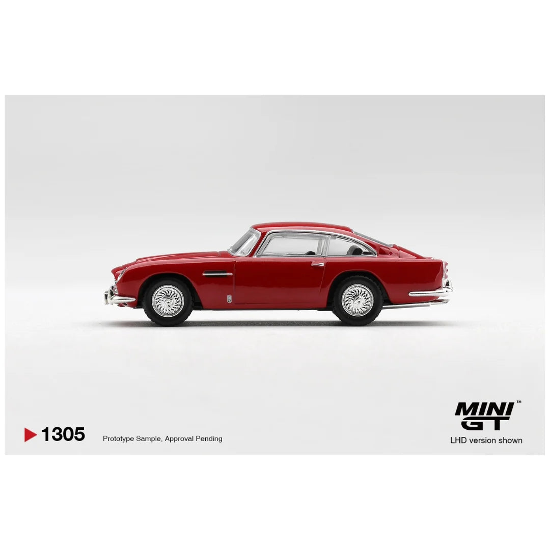 MINI GT #1305: Aston Martin DB5 Fiesta Red | 1:64 Die-Cast Model