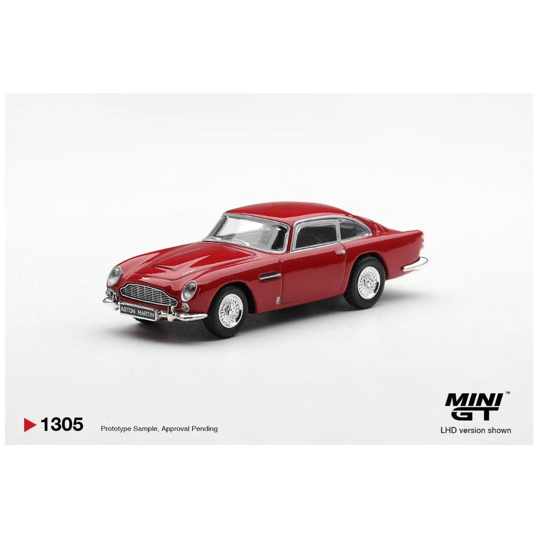 MINI GT #1305: Aston Martin DB5 Fiesta Red | 1:64 Die-Cast Model