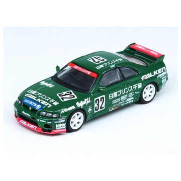 INNO64 Nissan Skyline GT-R R33 #32 Prince Chiba Falken N1 Super Endurance Series Tokachi 24H 1996 (IN64-R33R-N1S96) – 1:64 Scale Diecast Model
