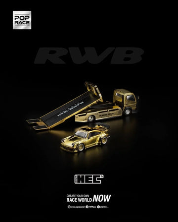 HEC 2026 RWB 930 Pandem Fuso-300 Gold – 1:64 Scale Diecast Model