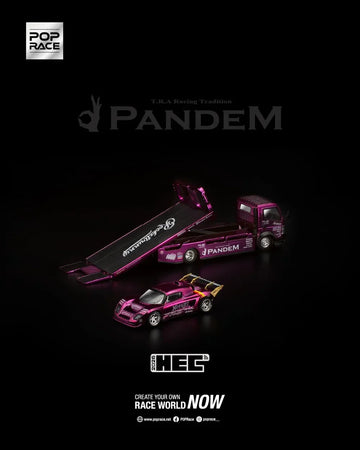HEC 2026 Pandem Lotus Elise Pandem Fuso-300 Purple Chrome – 1:64 Scale Diecast Model