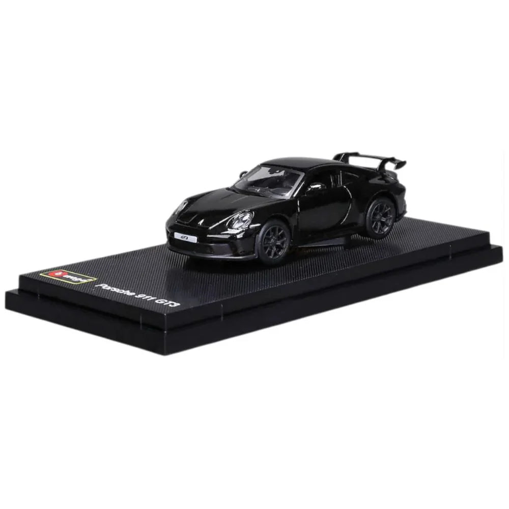 BBburago Porsche 911 GT3 Black – 1:64 Scale Diecast Model