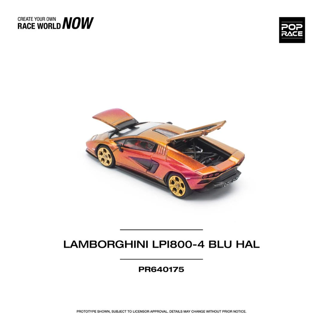 POP RACE Lamborghini Countach LPI 800-4 PR64-175 – 1:64 Scale Diecast Model