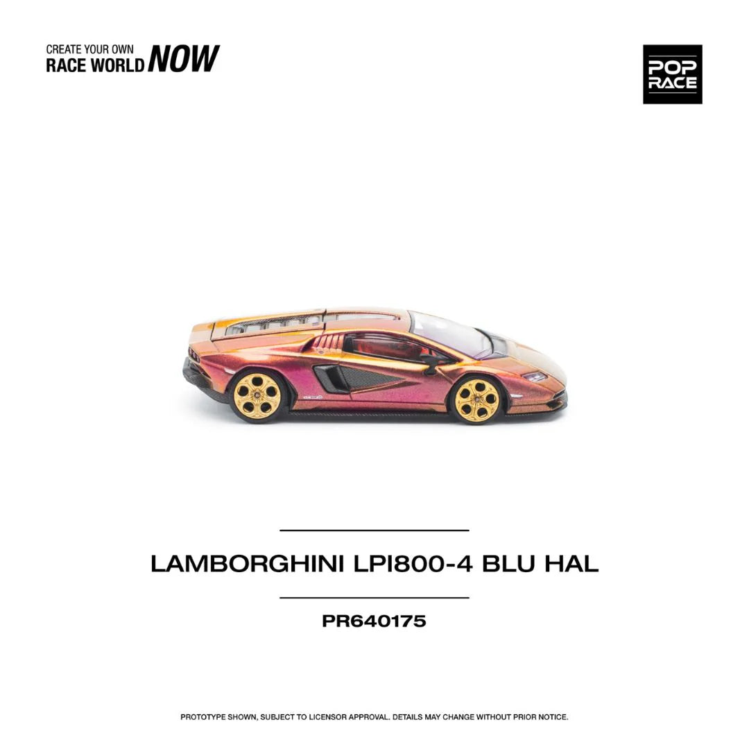 POP RACE Lamborghini Countach LPI 800-4 PR64-175 – 1:64 Scale Diecast Model