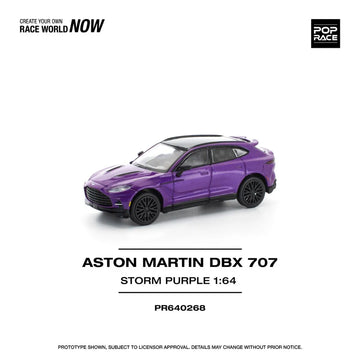 POP RACE Aston Martin DBX 707 Purple PR64-268 – 1:64 Scale Diecast Model