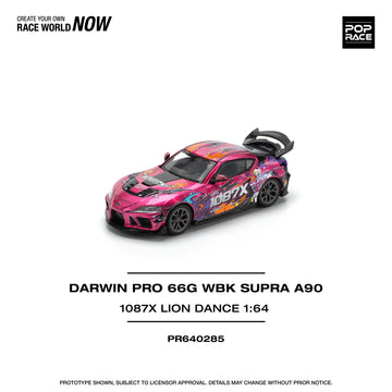 POP RACE PR64-285 DarwinPro 66G WBK Supra – 1:64 Scale Diecast Model