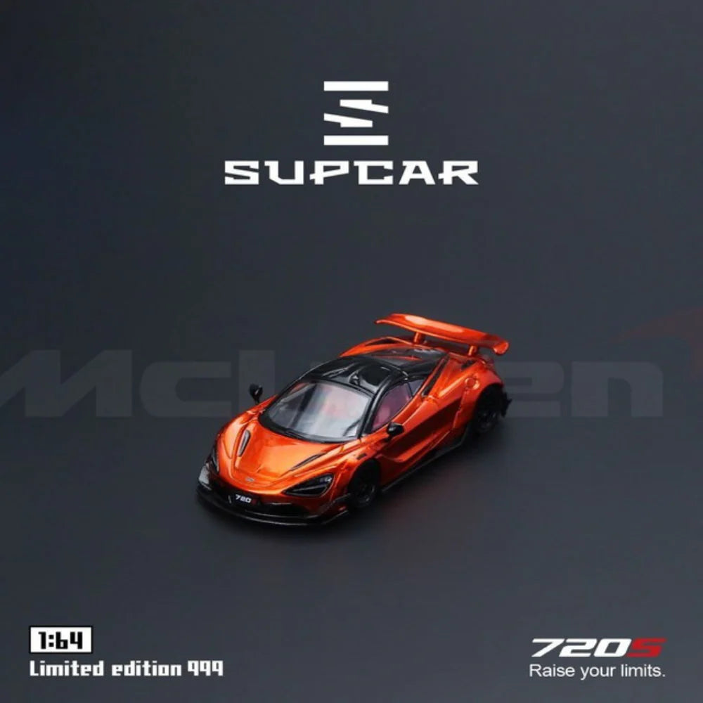 SupCar McLaren 720S Orange – 1:64 Scale Die-Cast Model