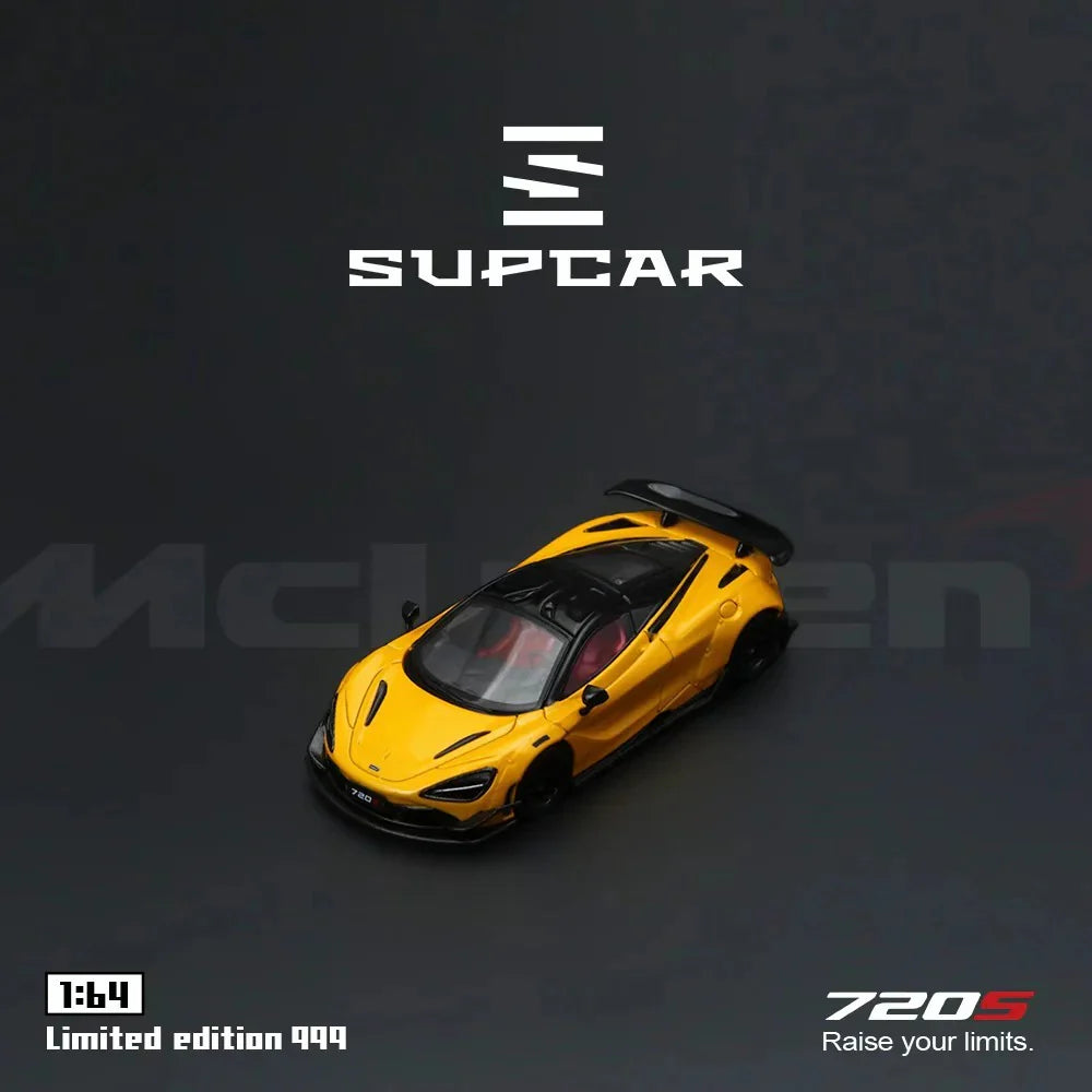 SupCar McLaren 720S Yellow – 1:64 Scale Die-Cast Model