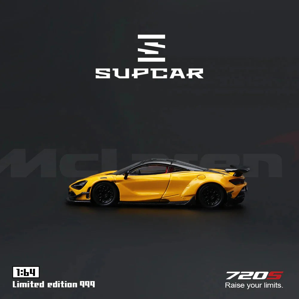 SupCar McLaren 720S Yellow – 1:64 Scale Die-Cast Model
