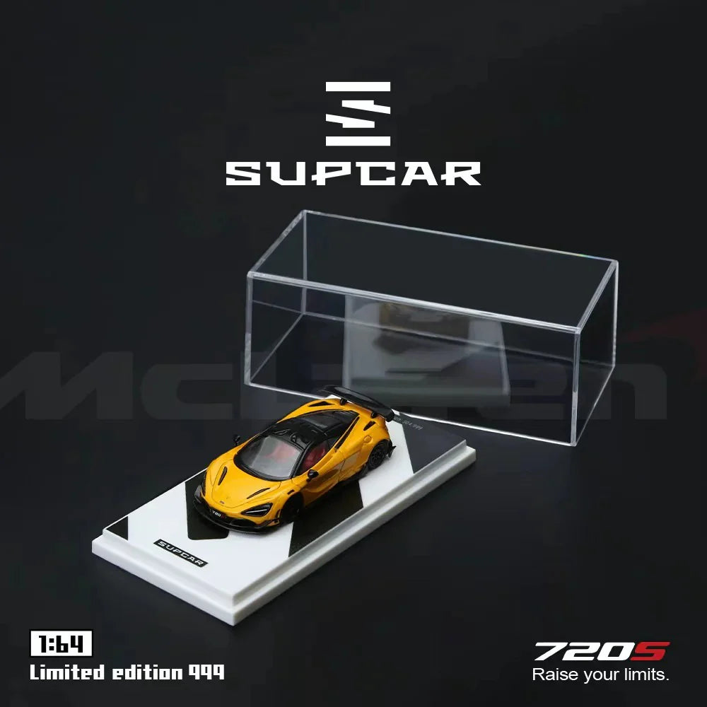 SupCar McLaren 720S Yellow – 1:64 Scale Die-Cast Model