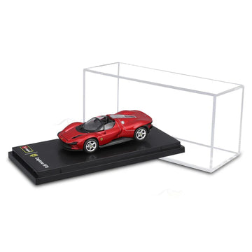 Bburago MerceBburago Ferrari Daytona SP3 Red (Acrylic Display Case) – 1:64 Scale Diecast Model