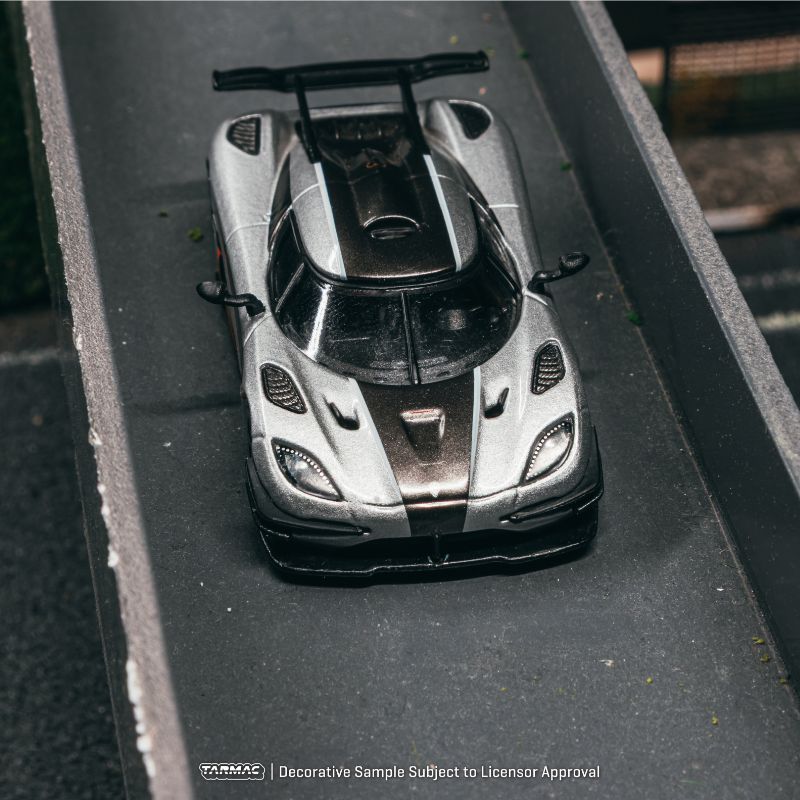 Tarmac Works Koenigsegg One:1 Silver – 1:64 Scale Premium Die-Cast Model