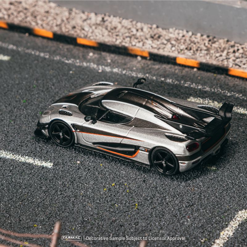 Tarmac Works Koenigsegg One:1 Silver – 1:64 Scale Premium Die-Cast Model