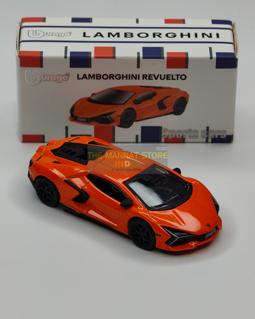 Official Bburago Lamborghini Revuelto Orange – 1 : 64 Diecast Scale Model