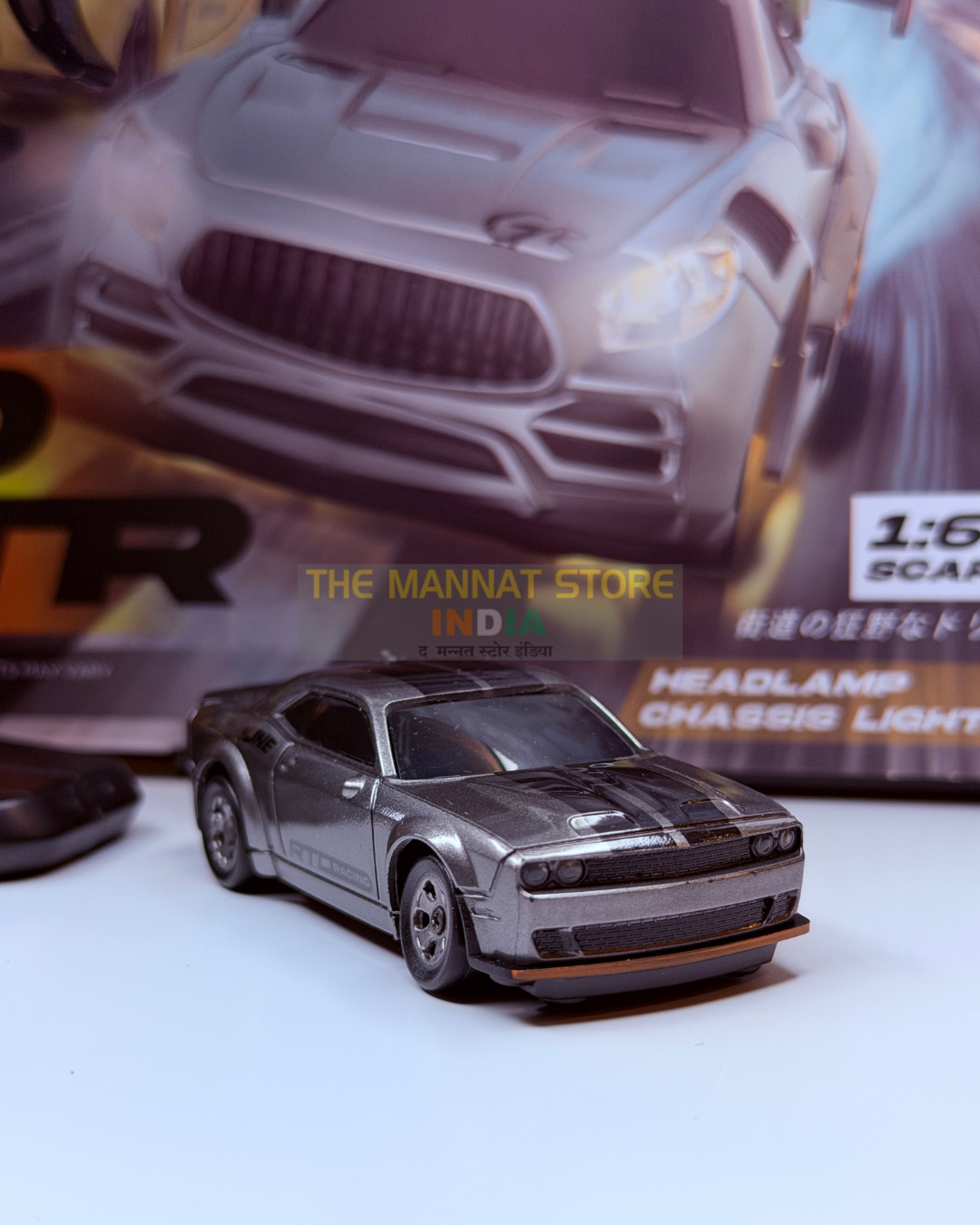 1:64 Scale RC Drift Car with LED Lights & Type-C Charging – 2.4GHz Remote Control Car