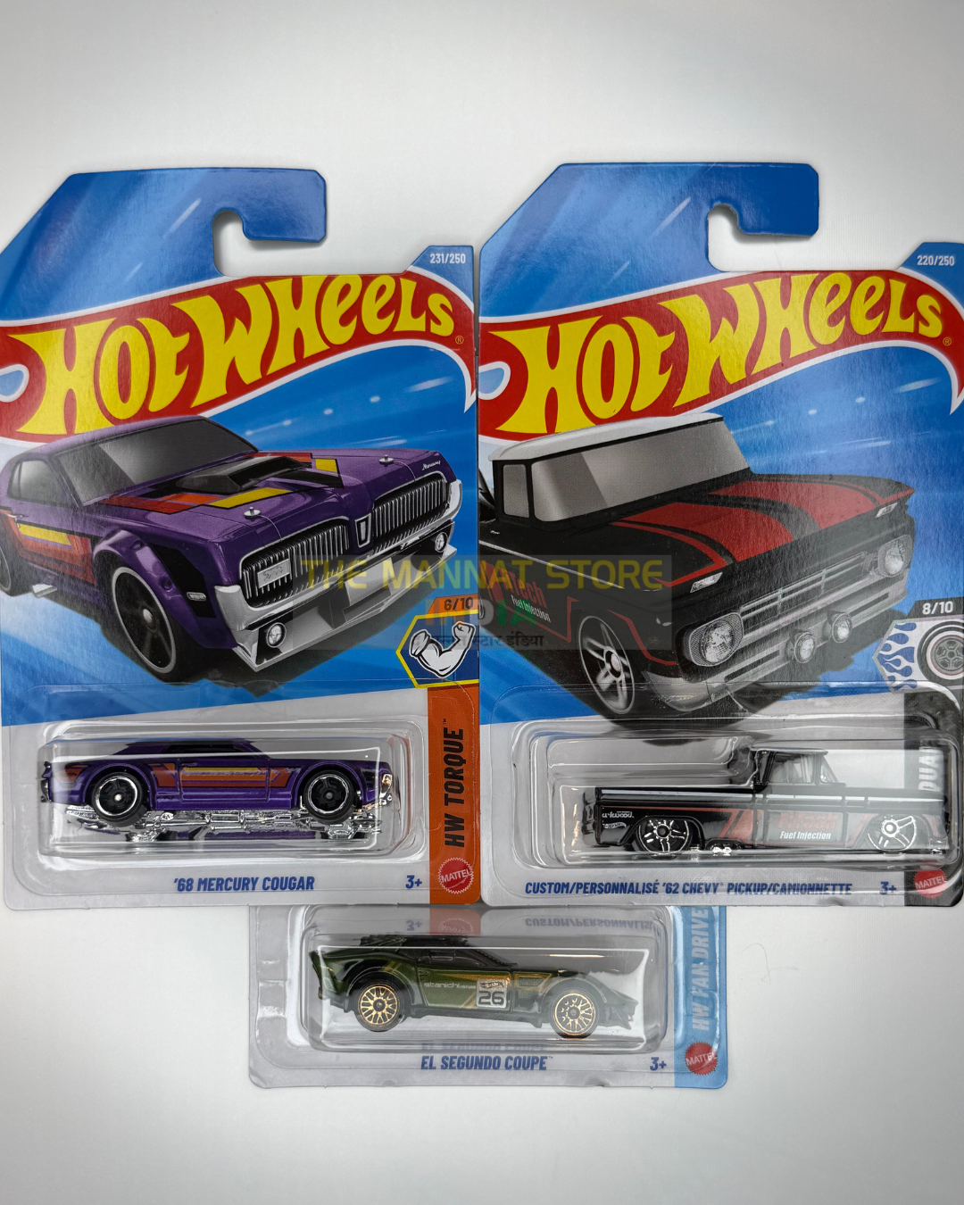 Hot Wheels 2026 M Case Set – '68 Mercury Cougar, Custom '62 Chevy Pickup + 1 Fantasy Casting