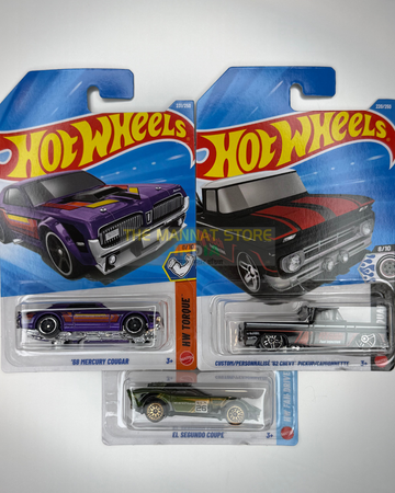 Hot Wheels 2026 M Case Set – '68 Mercury Cougar, Custom '62 Chevy Pickup + 1 Fantasy Casting