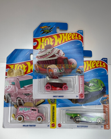 Hot Wheels 2026 K Case Set of 3 – Sweet Driver™ Treasure Hunt + 2 Fantasy Cars