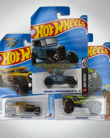 Hot Wheels 2026 M Case Set – Ford Model A Custom Treasure Hunt + 2 Fantasy Castings