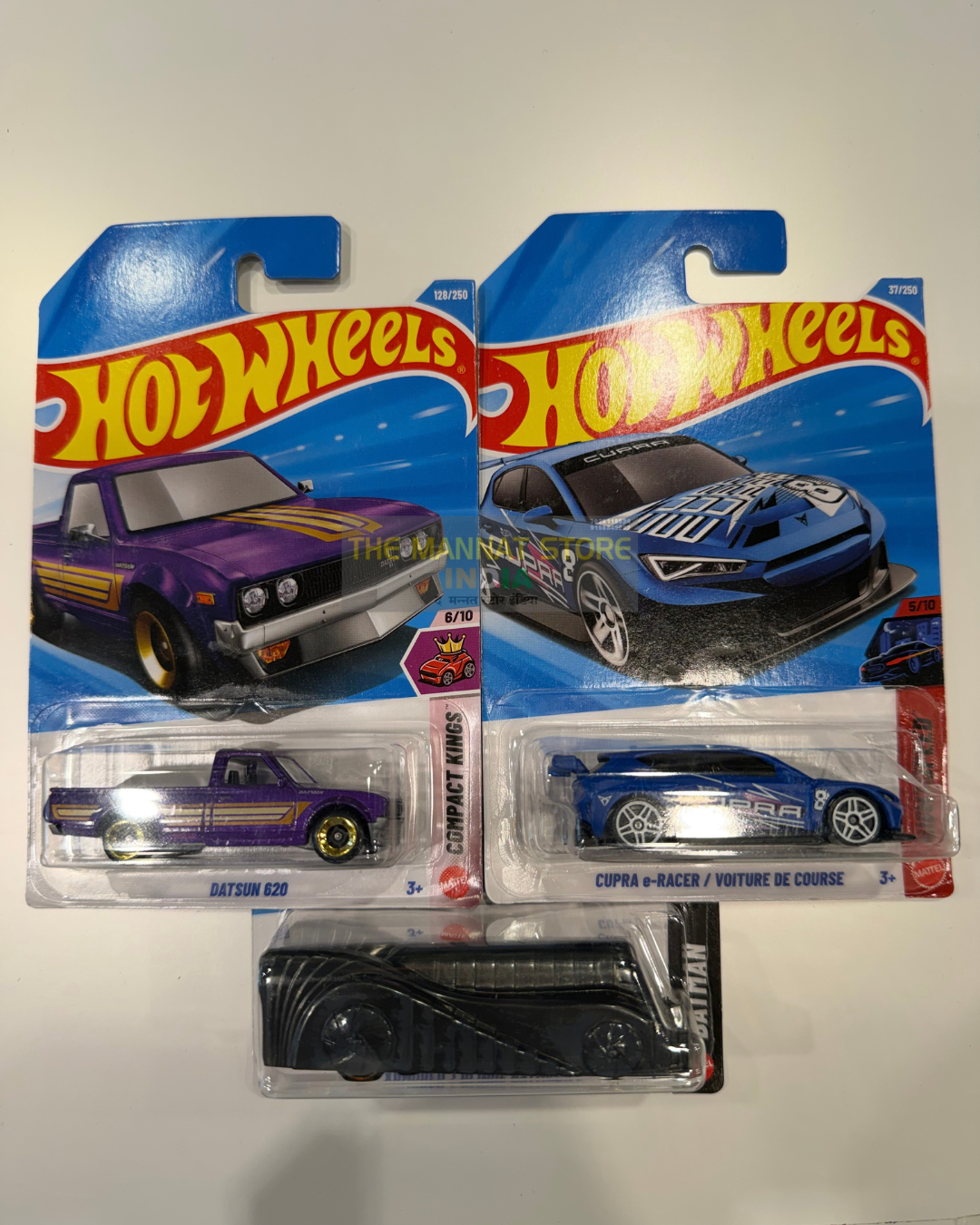 Hot Wheels 2026 P Case Set – Datsun 620, Cupra e-Racer + 1 Fantasy Casting | 1:64 Scale Die-Cast Set