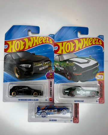 Hot Wheels 2026 N Case Set – '19 Mercedes-Benz A-Class, Datsun 240Z + 1 Fantasy Casting | 1:64 Scale Die-Cast Models