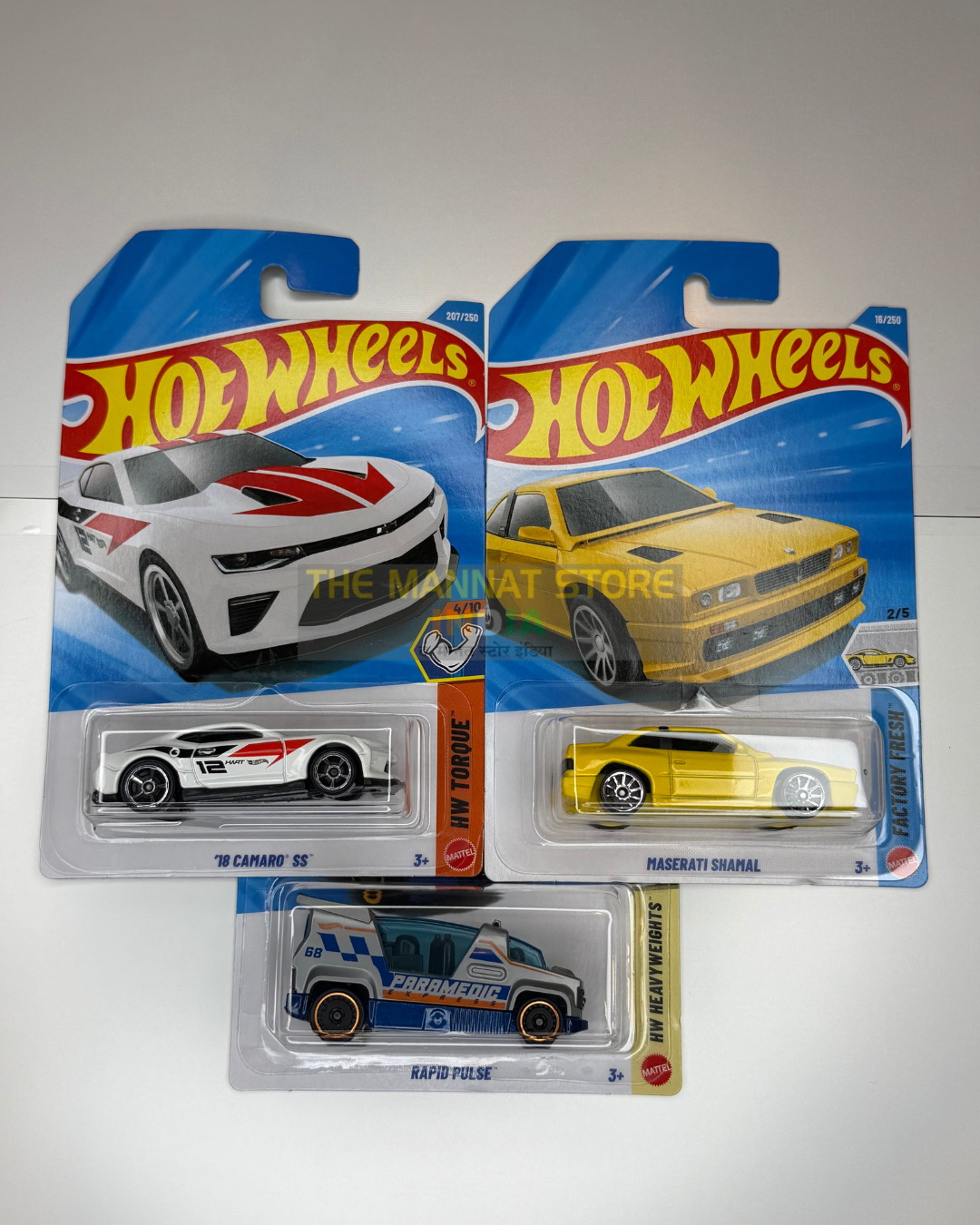 Hot Wheels 2026 K Case Set of 3 – '18 Camaro SS, Maserati Shamal + 1 Fantasy Car