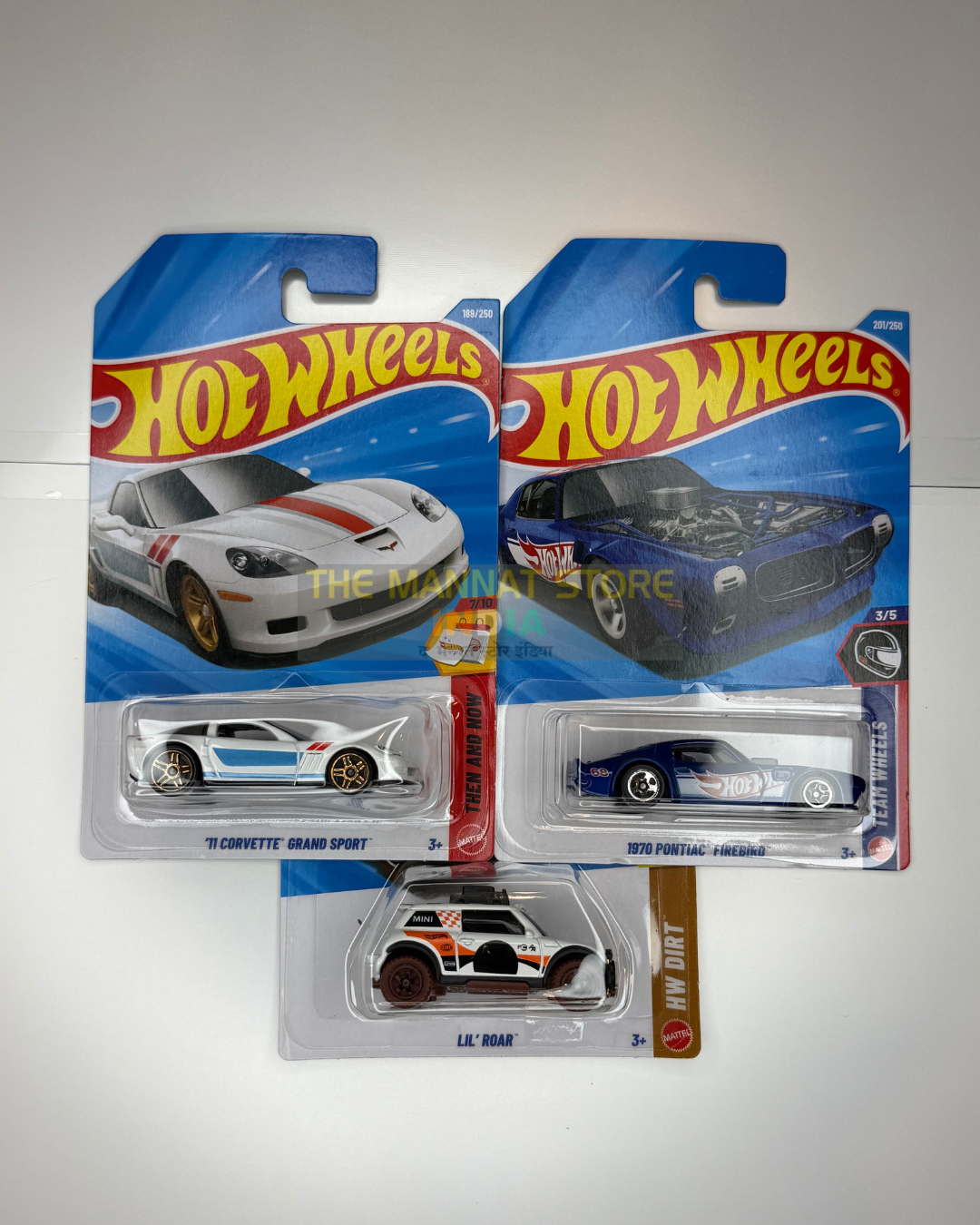 Hot Wheels 2026 K Case Set of 3 – '71 Corvette Grand Sport, 1970 Pontiac Firebird + 1 Fantasy Car