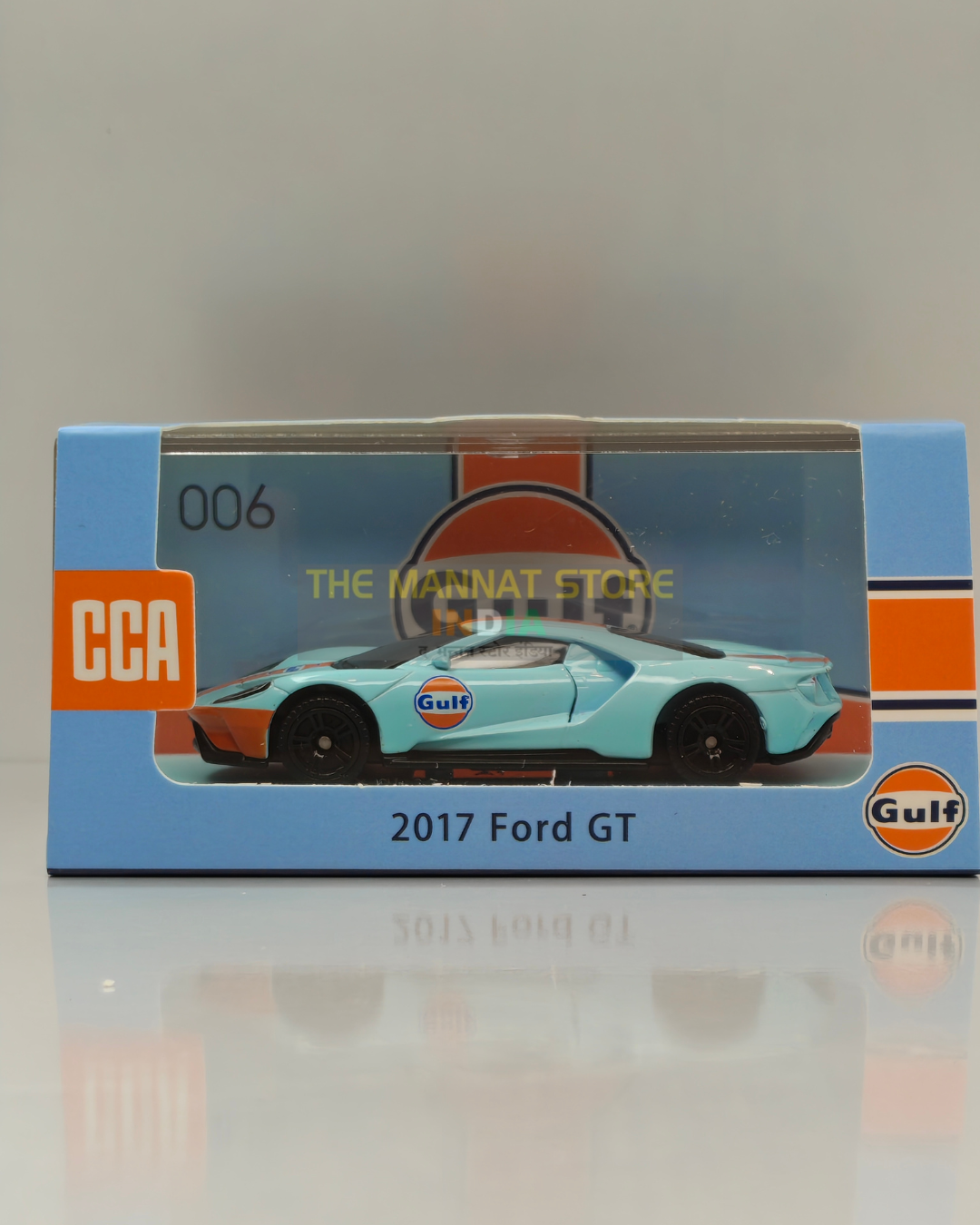 CCA Premium 2017 Ford GT – 1:64 Scale Diecast Metal Model Car with Acrylic Case