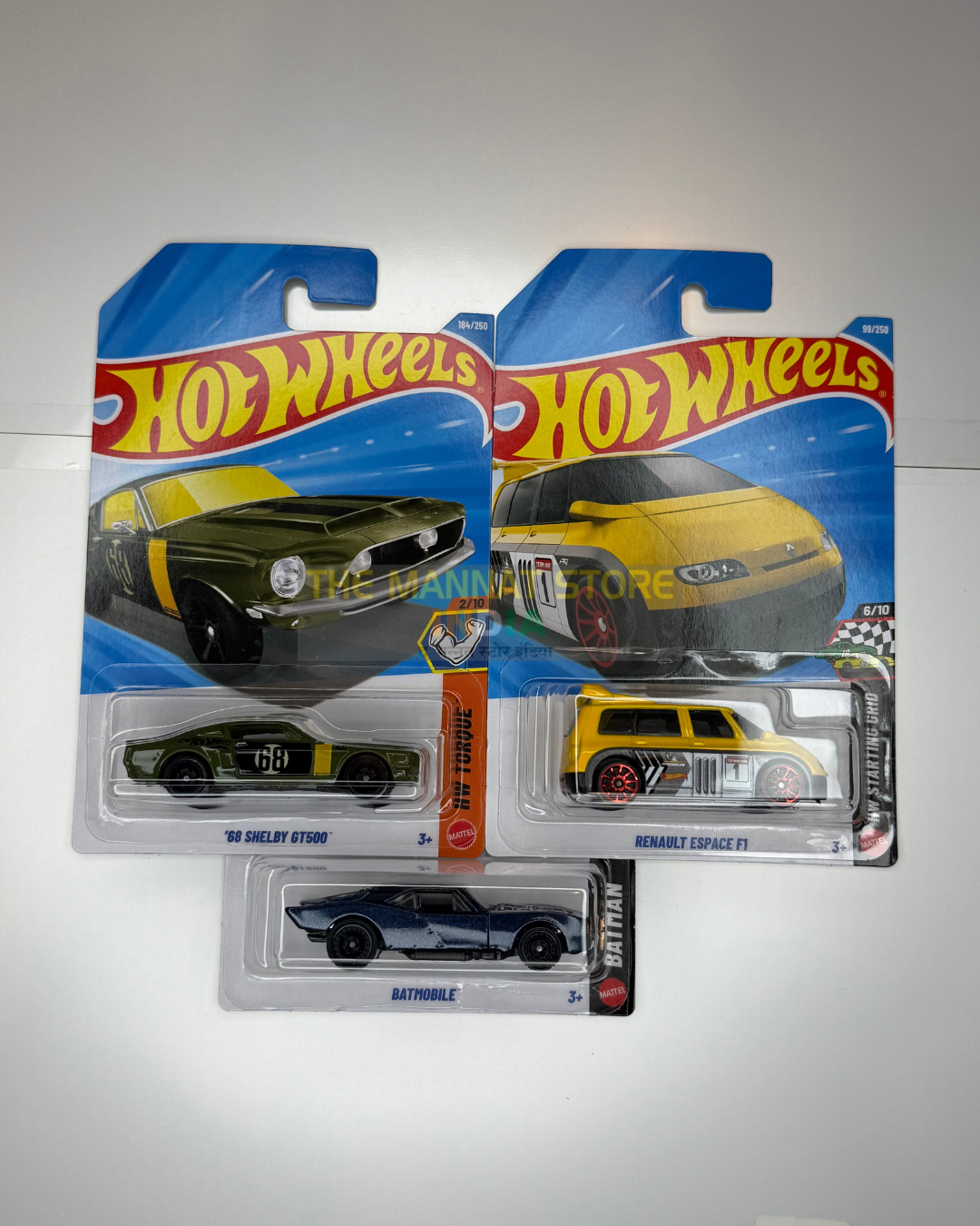 Hot Wheels 2026 K Case Set of 3 – '68 Shelby GT500, Renault Espace F1 & Batmobile