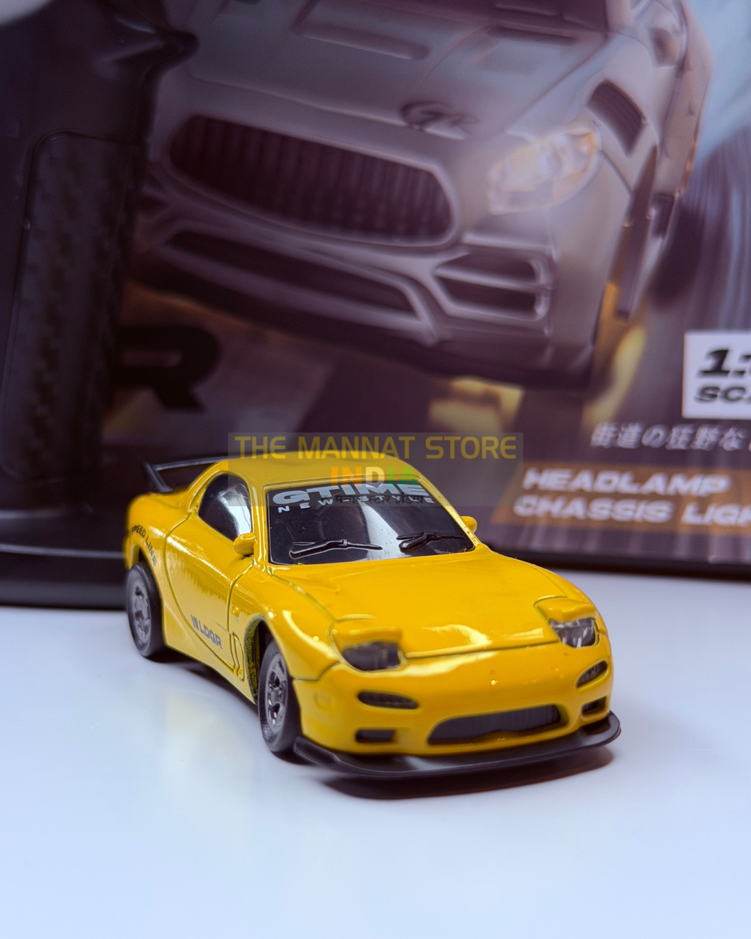 1:64 Scale RC Drift Car with LED Lights & Type-C Charging – 2.4GHz Remote Control Car
