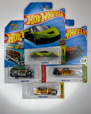 Hot Wheels 2026 N Case Set – McLaren W1 + 3 Fantasy Castings | 1:64 Scale Die-Cast Models
