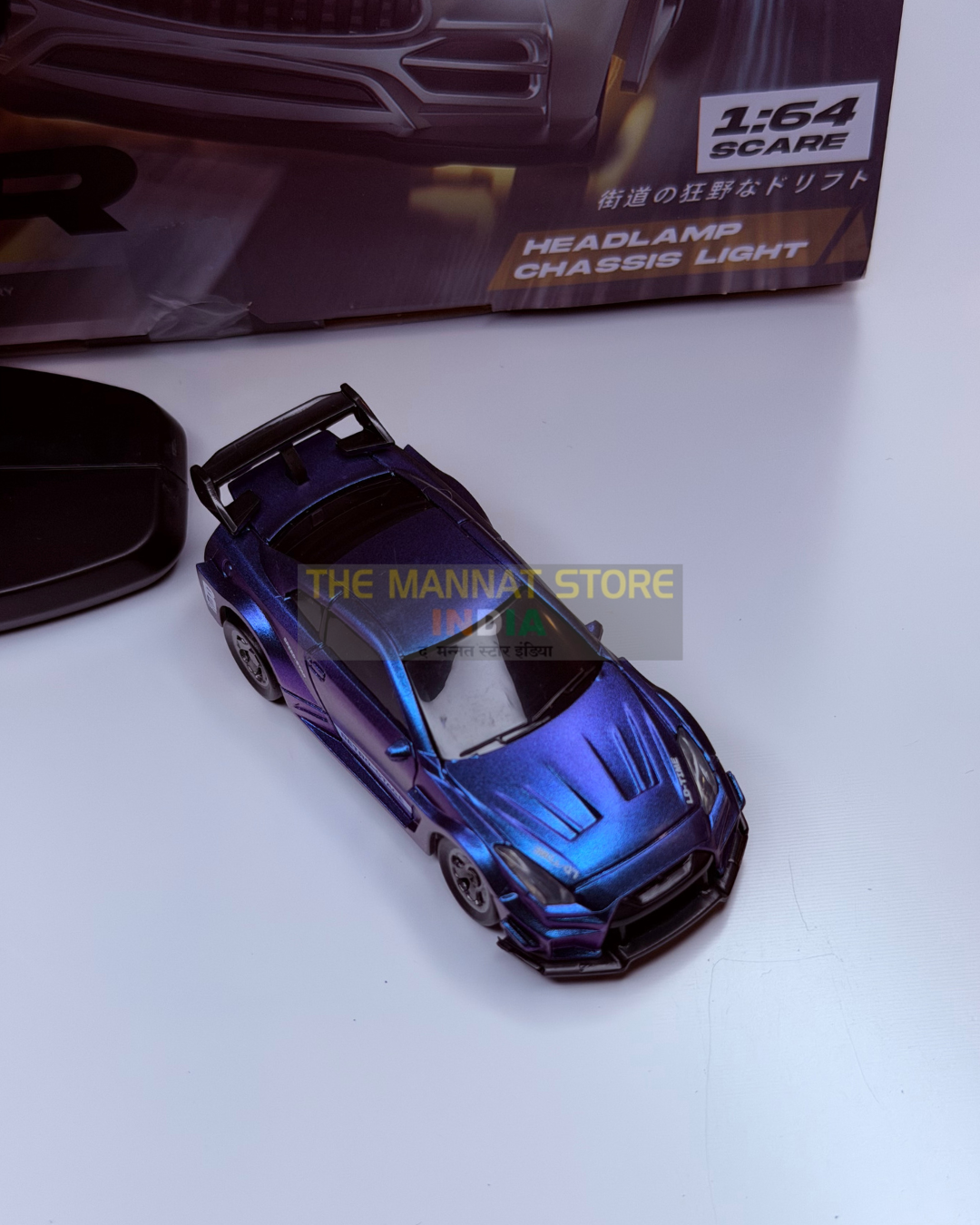 1:64 Scale RC Drift Car with LED Lights & Type-C Charging – 2.4GHz Remote Control Car