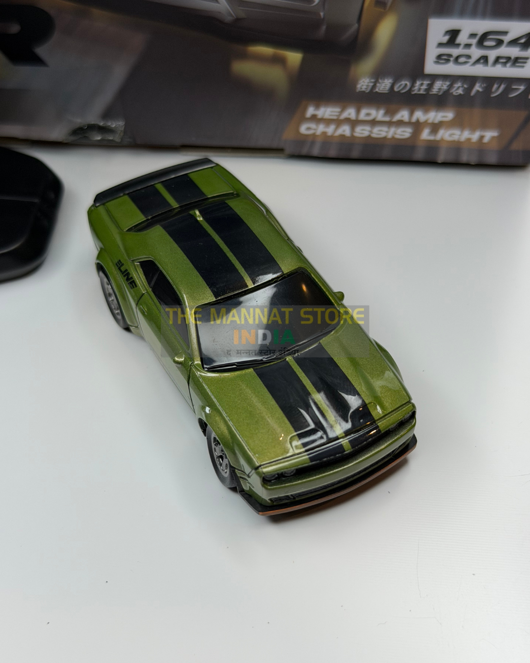 1:64 Scale RC Drift Car with LED Lights & Type-C Charging – 2.4GHz Remote Control Car