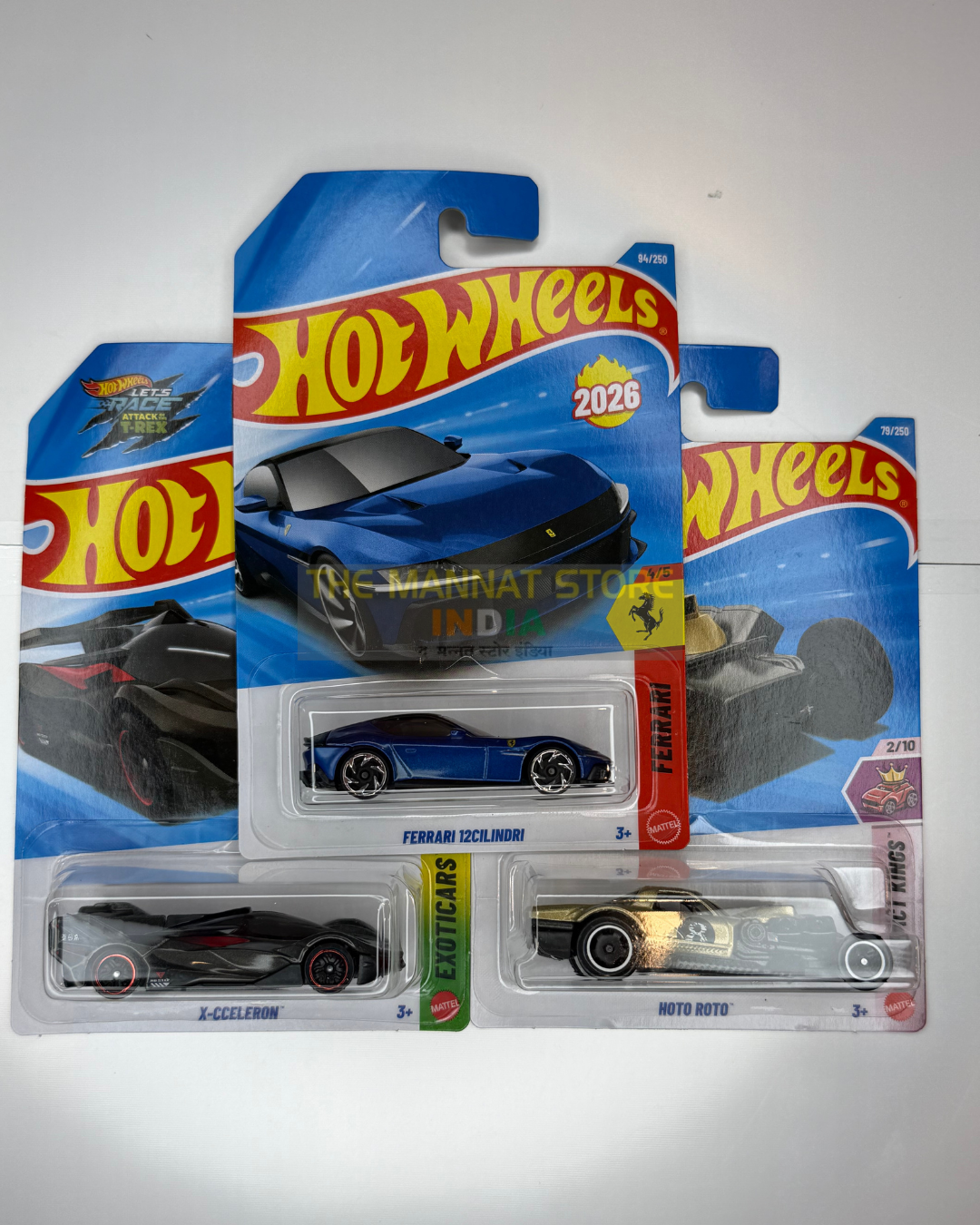 Hot Wheels 2026 N Case Set – Ferrari 12Cilindri + 2 Fantasy Castings | 1:64 Scale Die-Cast Models