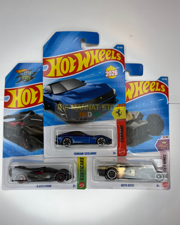 Hot Wheels 2026 N Case Set – Ferrari 12Cilindri + 2 Fantasy Castings | 1:64 Scale Die-Cast Models